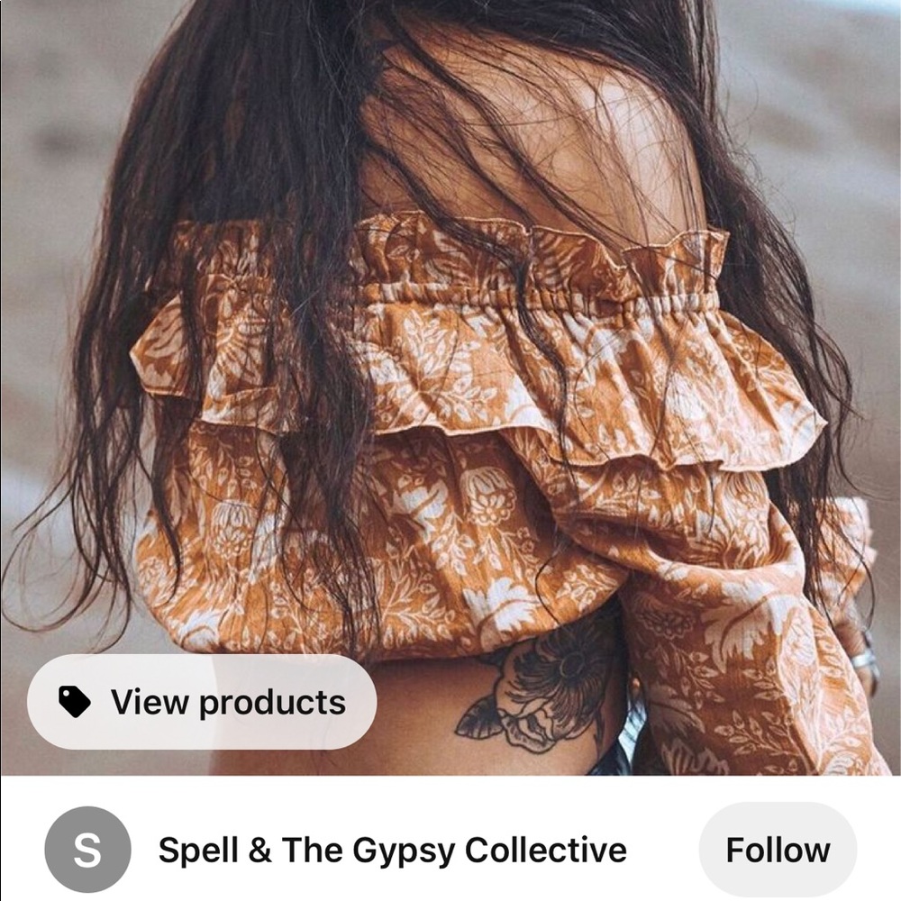 Spell & The Gypsy Collective Lioness Peasant Top